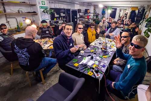 Brain Machine workshop at FabLabNK