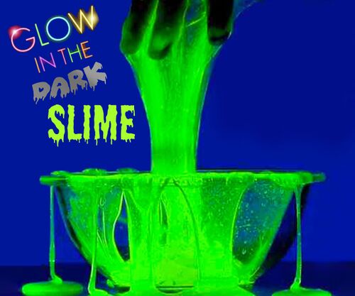 Glow-in-the-dark Slime!