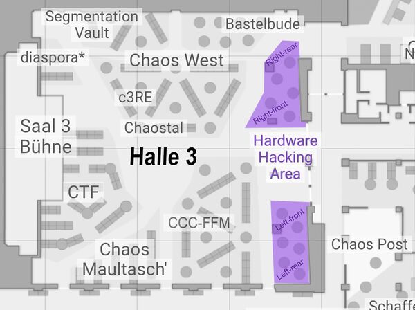 Location of Hardware Hacking Area